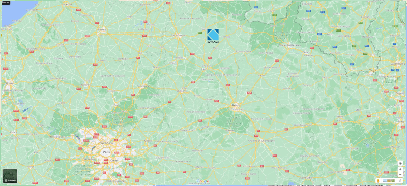 Carte Skydome France