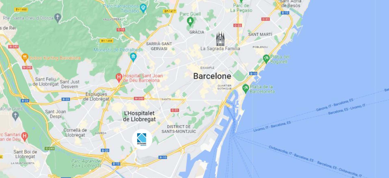 Map Skydome Iberica