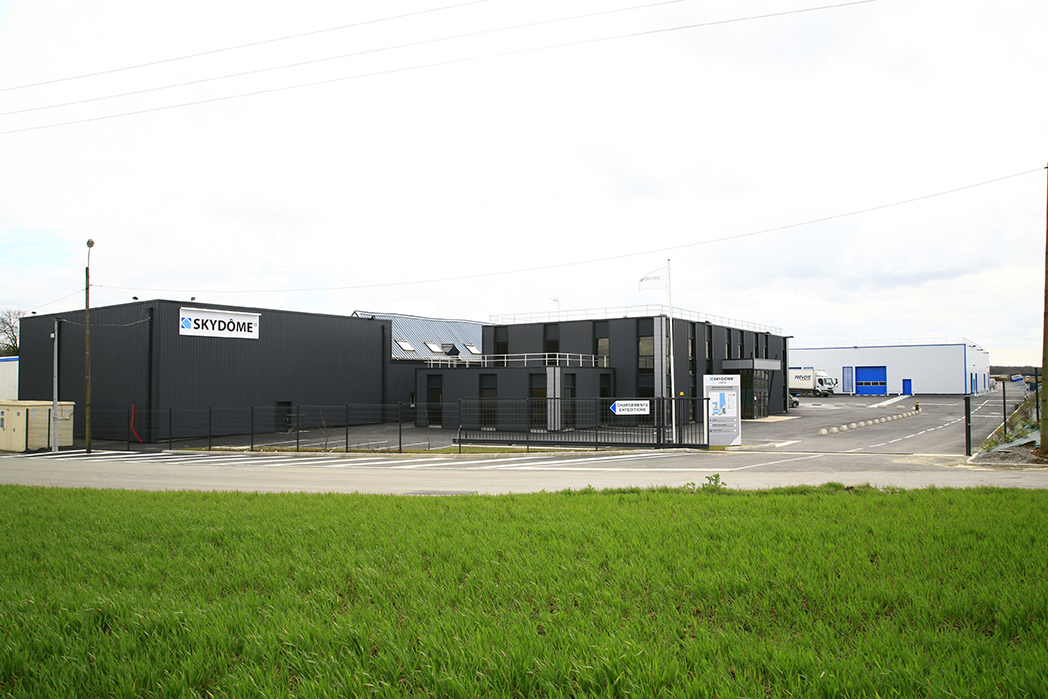 Skydôme: réaménagement de l'usine de Sons-et-Ronchères