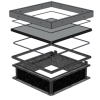 Tapa de aluminio 40 MM